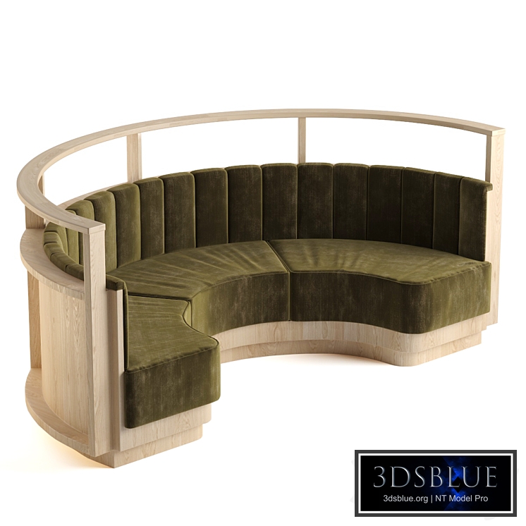 D3 restaurant sofa