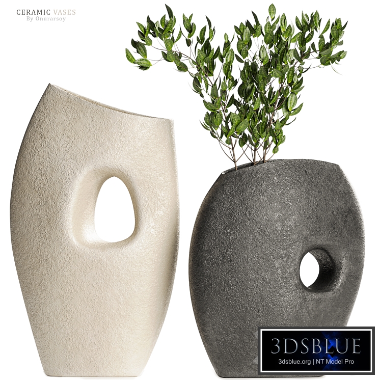 Crate & barrel -Clyborne Ceramic Vases