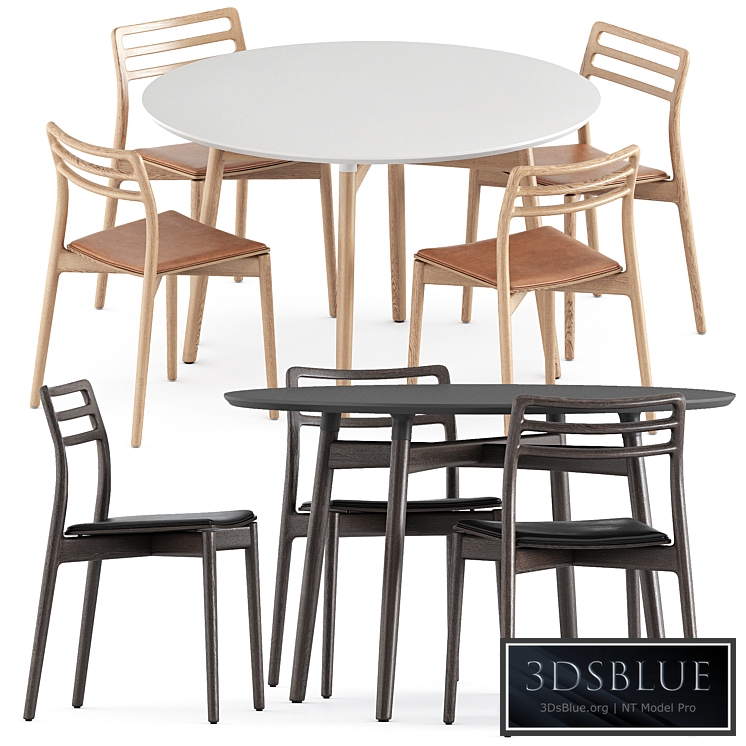 Cabin chair by Vipp and BA103 round table by Carl Hansen and Son