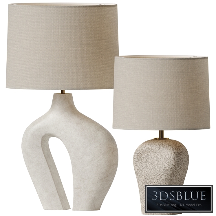 Large Hepworth and Blob Lamp - Kassandra Thatcher