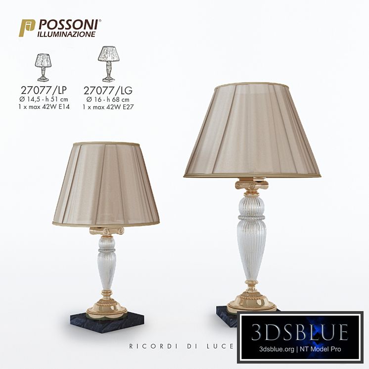 Table lamps Possoni