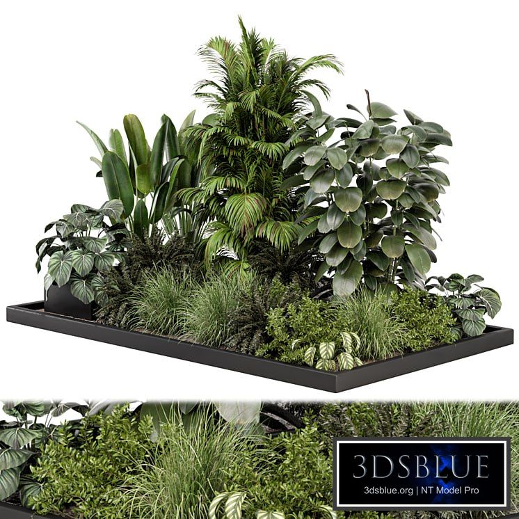 Outdoor Garden Set Bush and Tree - Garden Set 1030