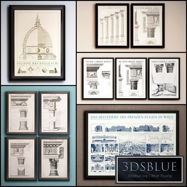 The picture in the frame: 21 Pieces (Collection 51) Architecture