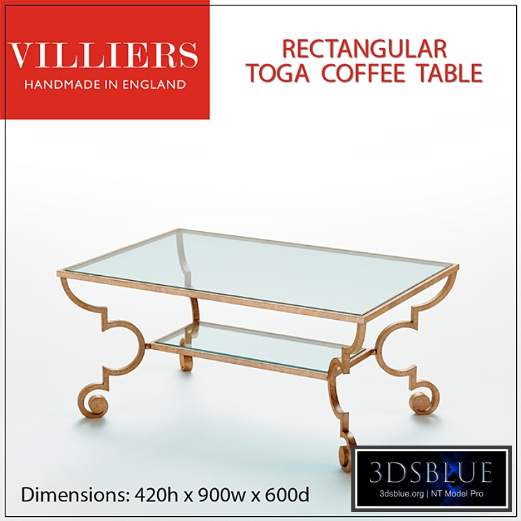 Villiers Rectangular Toga Coffee Table
