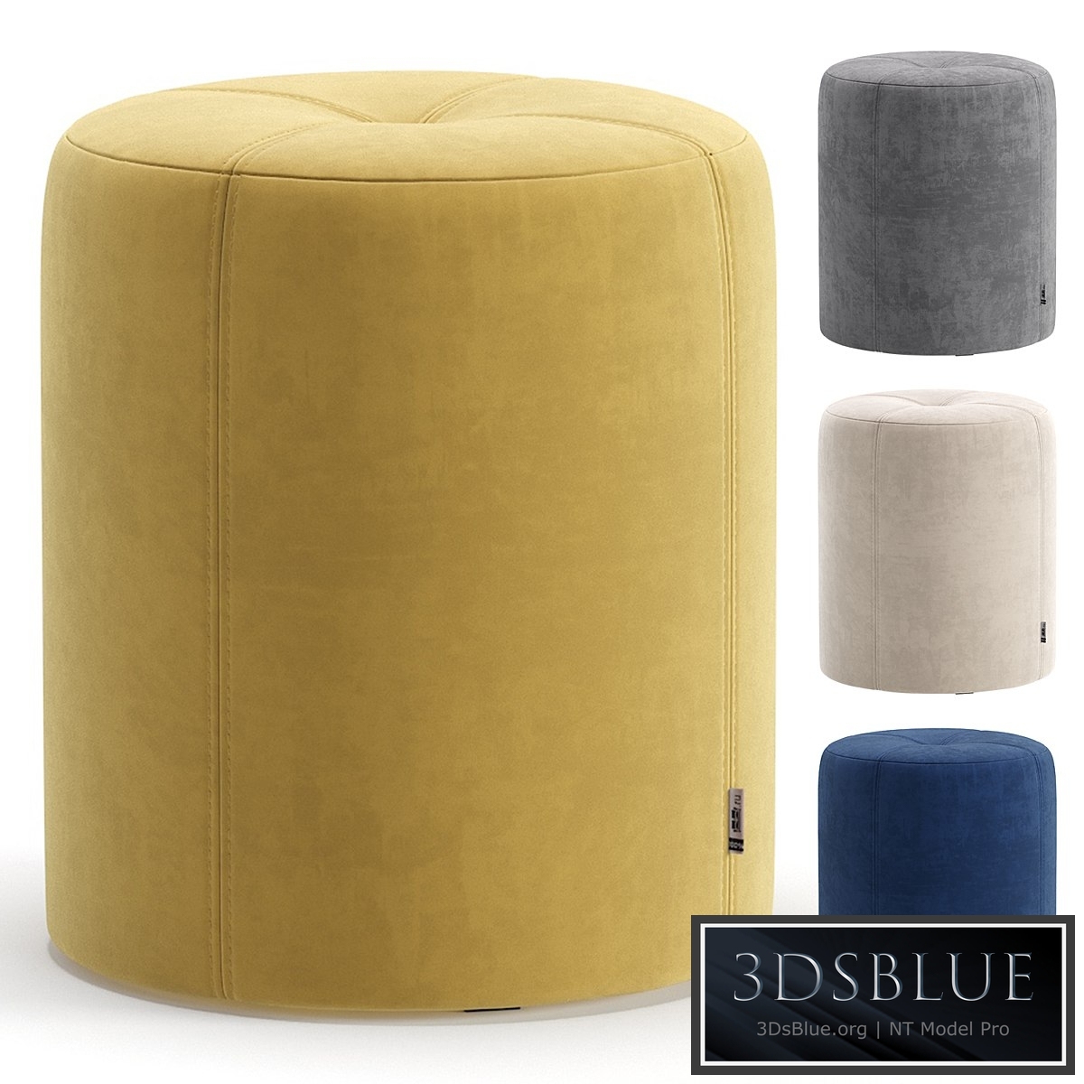 Puff Coffee 4 Colors Version divan.ru/Пуф Кофи Velvet Yellow диван.ру