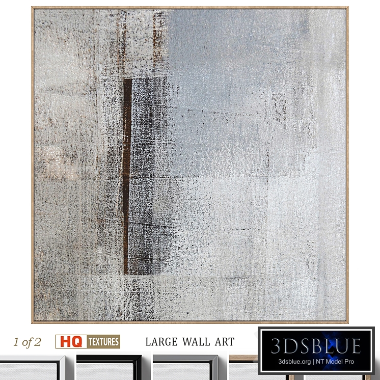 Large Textural Abstract Neutral Wall Art C-604