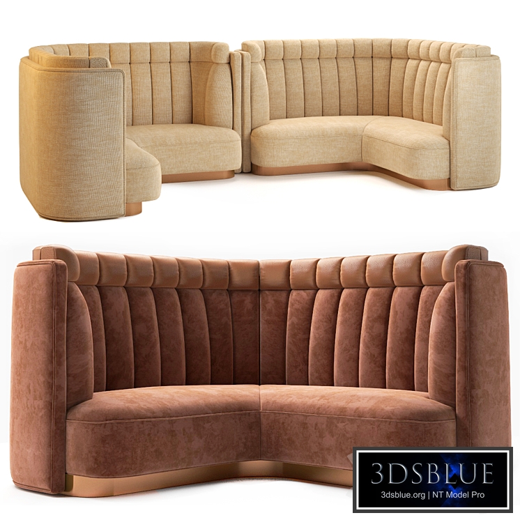 D4 restaurant sofa