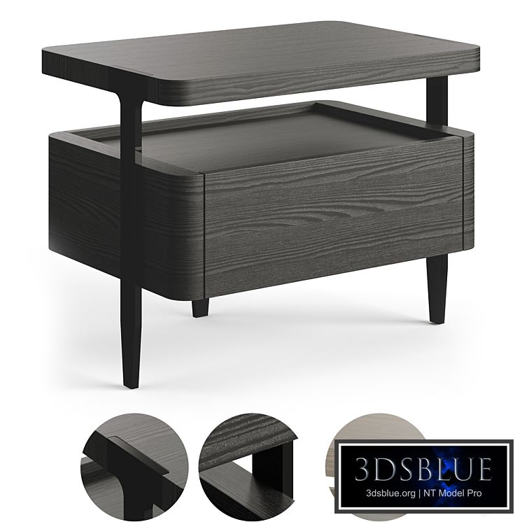 TURRI DOMUS BEDSIDE TABLE By Matteo Nunziati