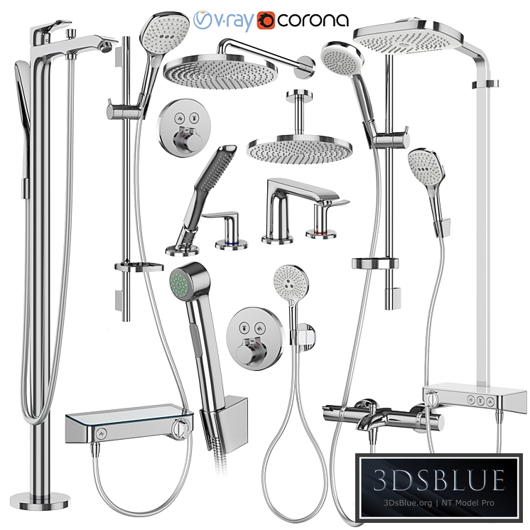 Hansgrohe set 173 mixers and shower systems