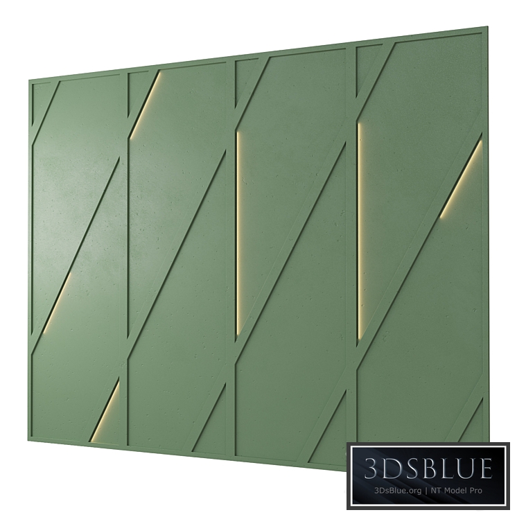 Wall panel. Decorative wall