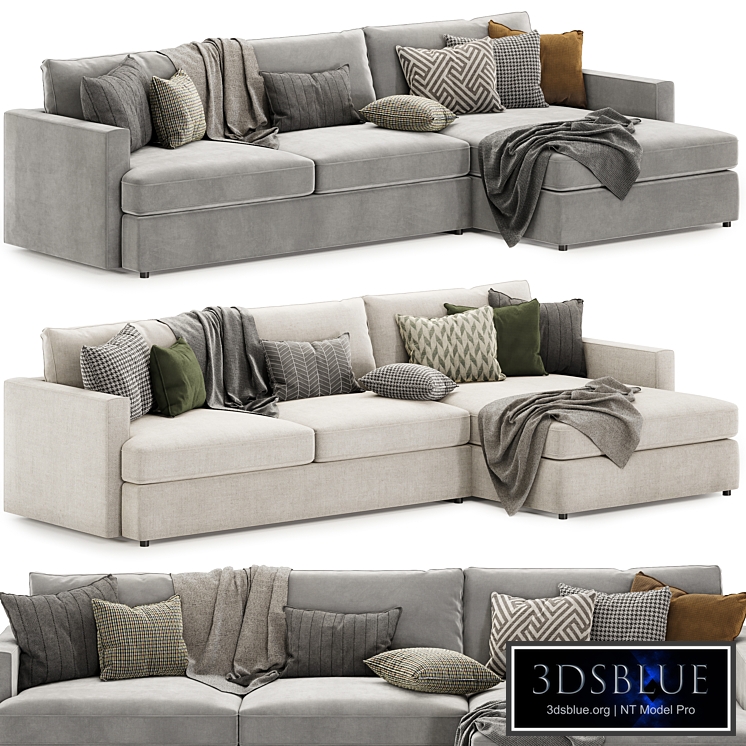 sectional lounge deep sofa