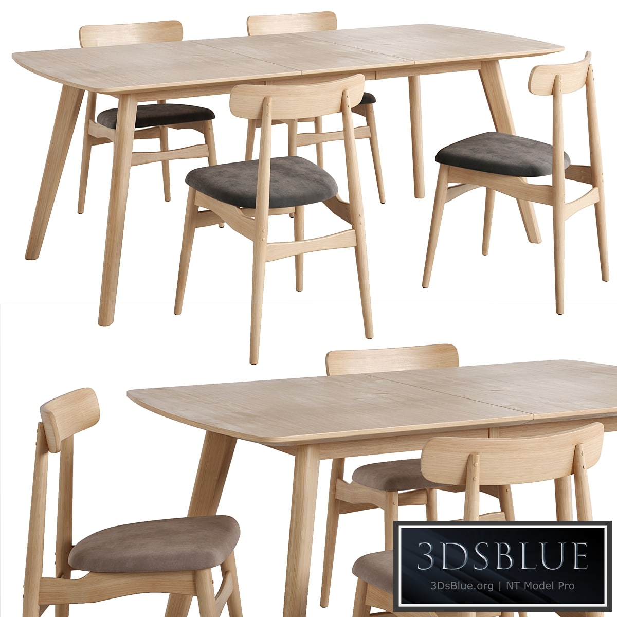 LaForma. Nayme chair. Extendable table Rho