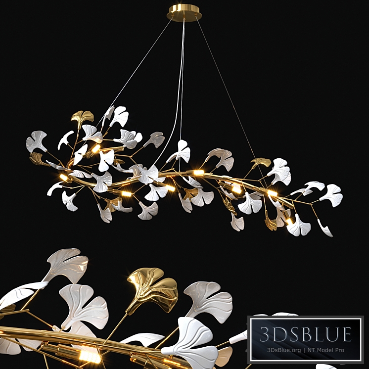 Nordic Ginkgo Leaf Pendant