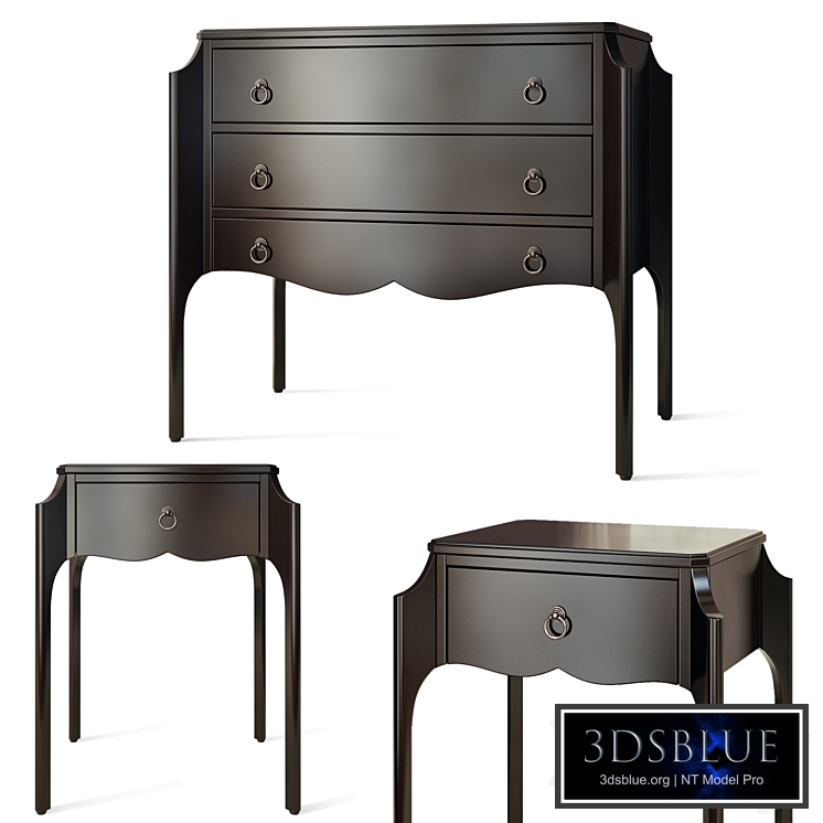 Chest of drawers bedside table Perry Horchow