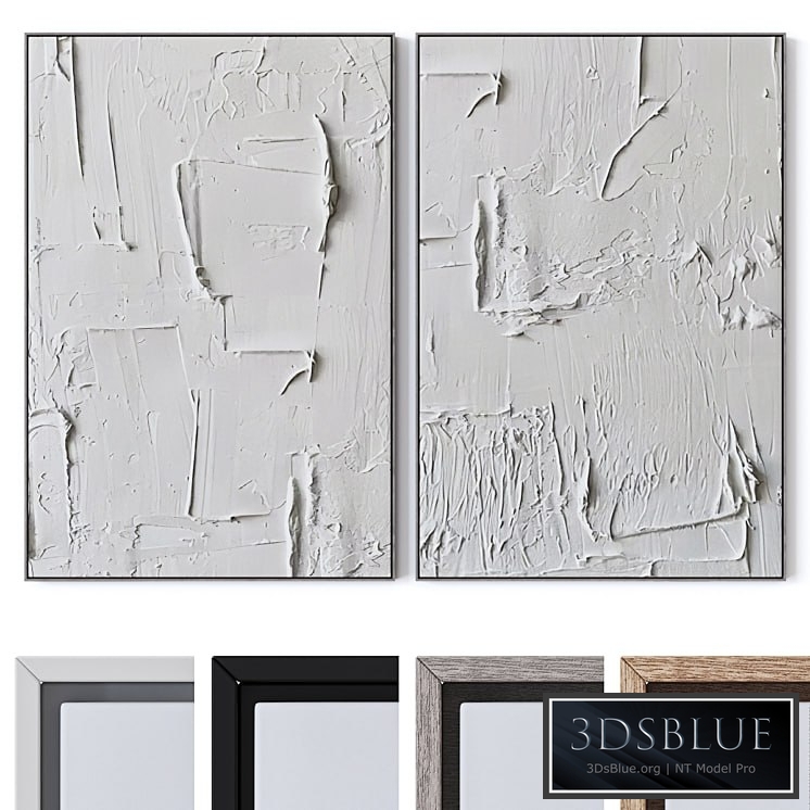 Set of large wall paintings 2120