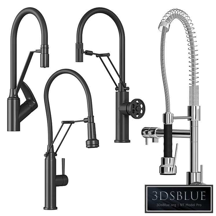 Mixer with flexible spout