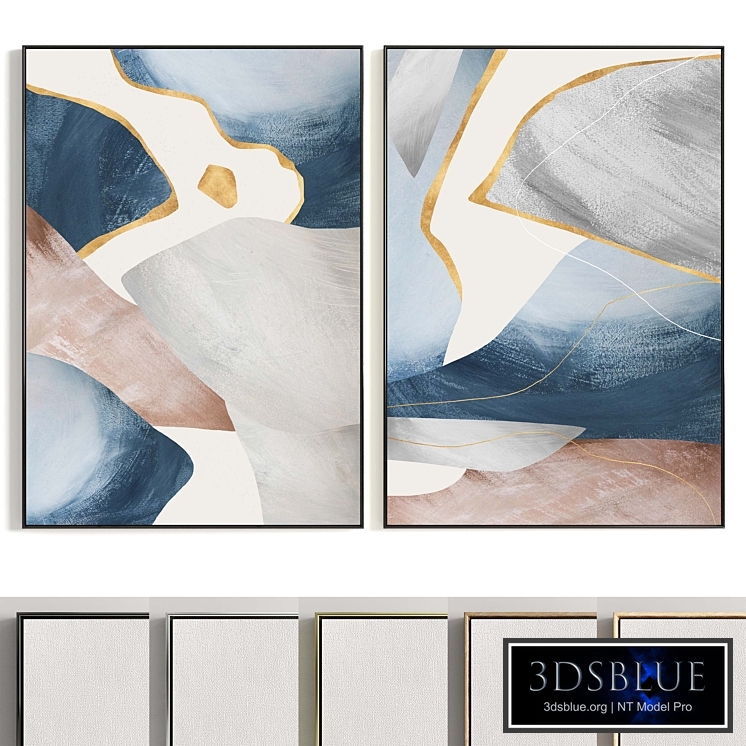 Plaster Two Photo Frame T-304