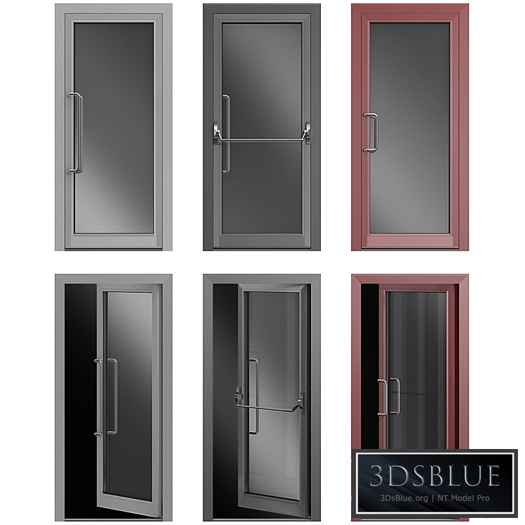 Metal swinging fire doors 0101