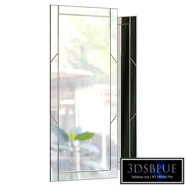 Mirror with facet for the hallway