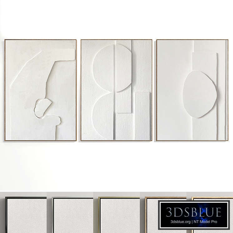 Abstract Painting Set of 3 pieces - No 19