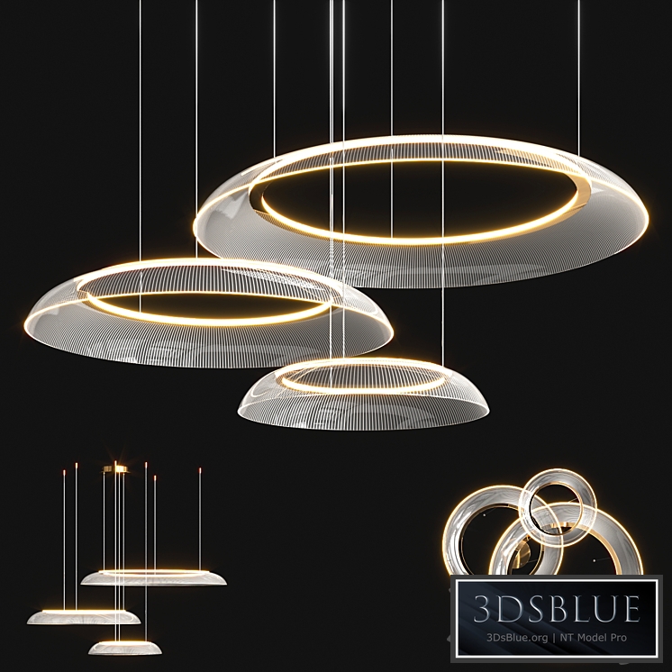Graduated Circle Chandelier