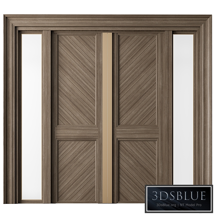 Wooden Front Door - Set 65