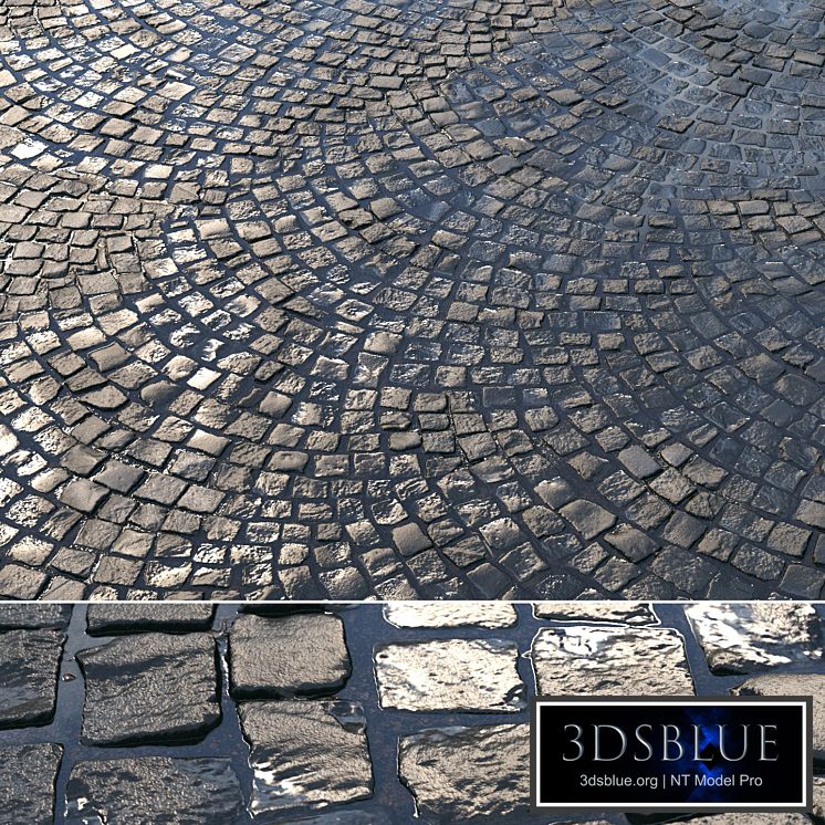 Material of wet radial paving 01