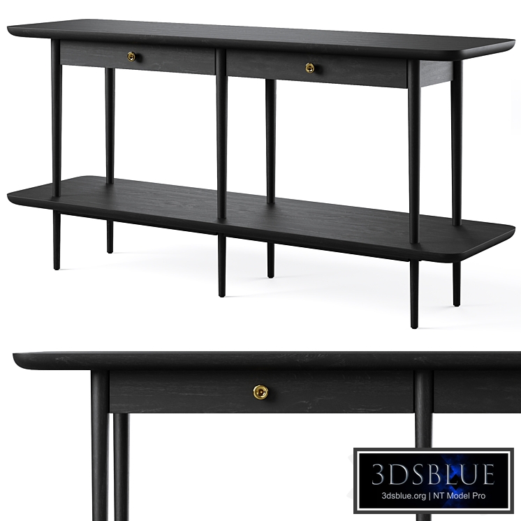 Mickell Storage Console Table by Crate and Barrel