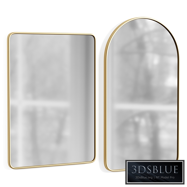 Arched Metal Framed Mirror