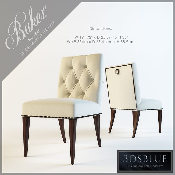 BAKER ST. GERMAIN SIDE CHAIR