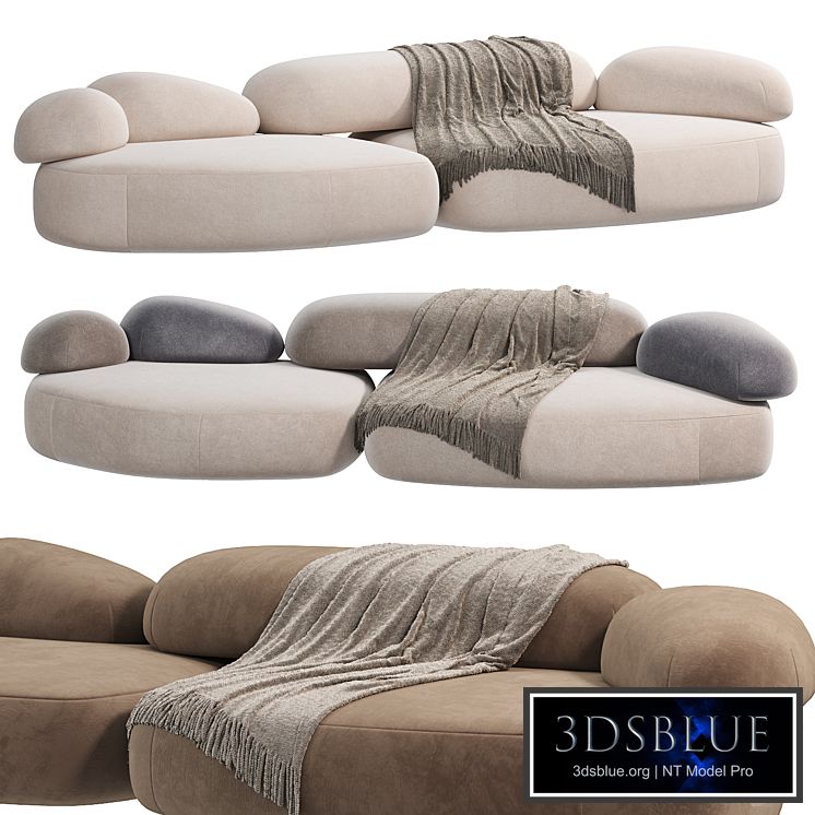 Moroso Pebble Rubble Sofa