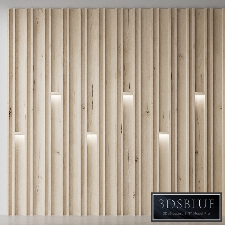 Decorative wooden wall 3