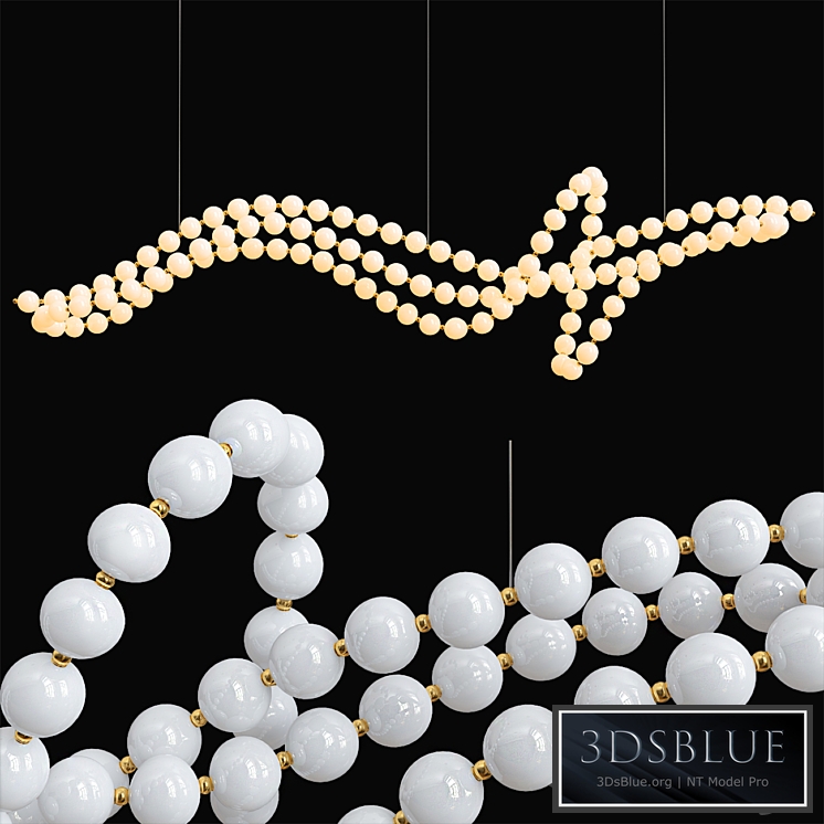Pearl Necklace Chandelier