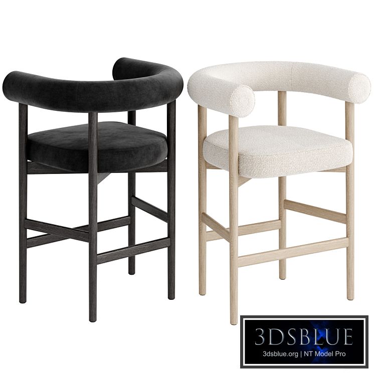 Mazz Boucle Counter Stool by Leanne Ford