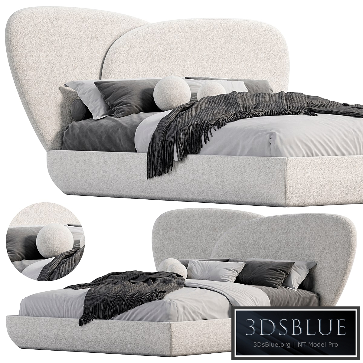 Curve Bed by 1stDIBS