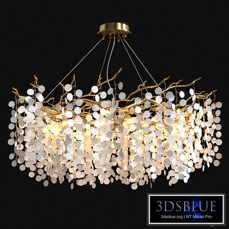 Coins Branching Chandelier