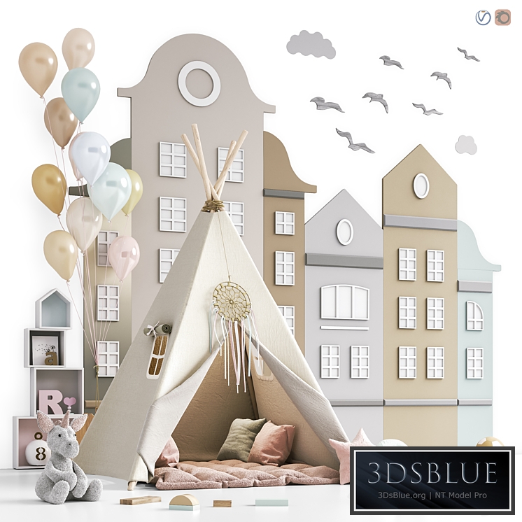 Toys , decor and furniture for nursery 132