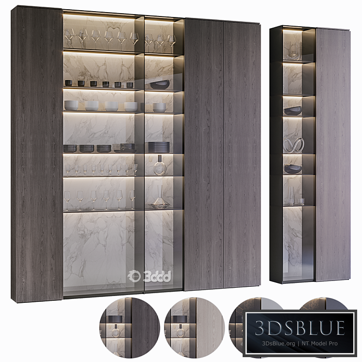 Cupboard Set 16 / Corona Renderer