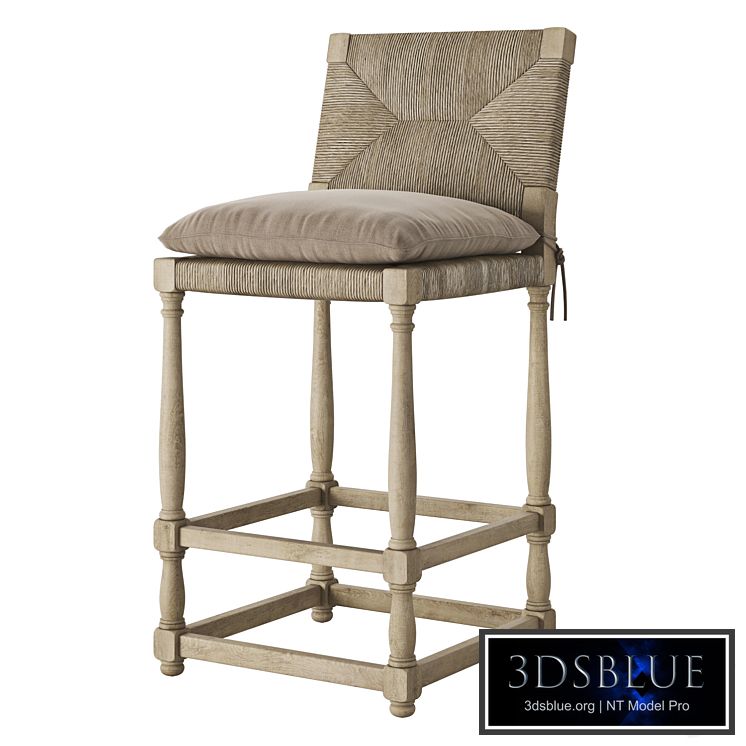 Gregorius Pineo Henri II Rush Barstool