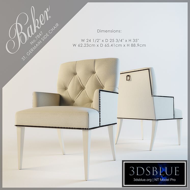 BAKER St. GERMAIN SIDE CHAIR No. 7847
