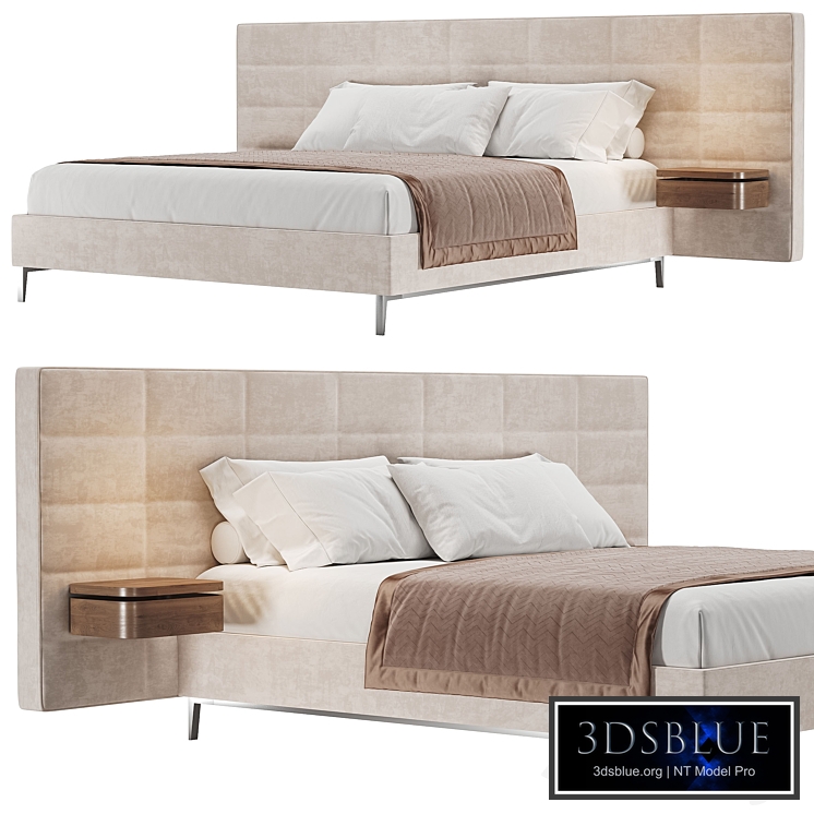 VOLAGE EX S NIGHT Bed By Cassina