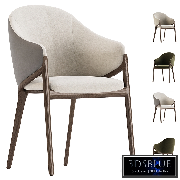 Chair Angel Cerda ACH200 walnut