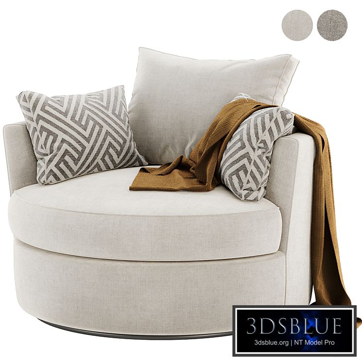 Dahlonega Swivel Barrel Chair