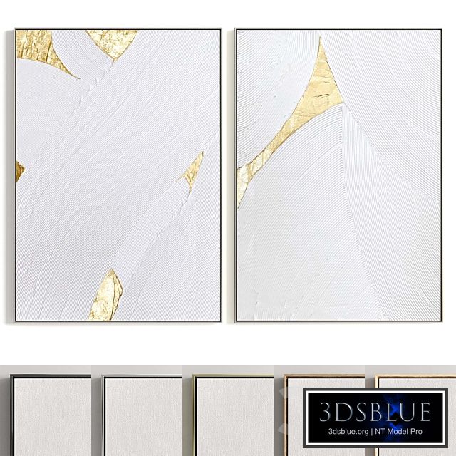 Plaster Two Photo Frame T-328