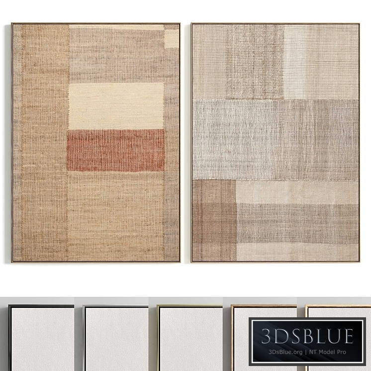 Plaster Two Photo Frame T-325