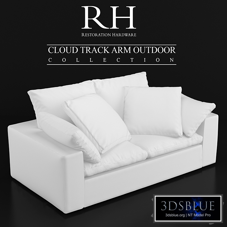 CLOUD TRACK ARM OUTDOOR sofa