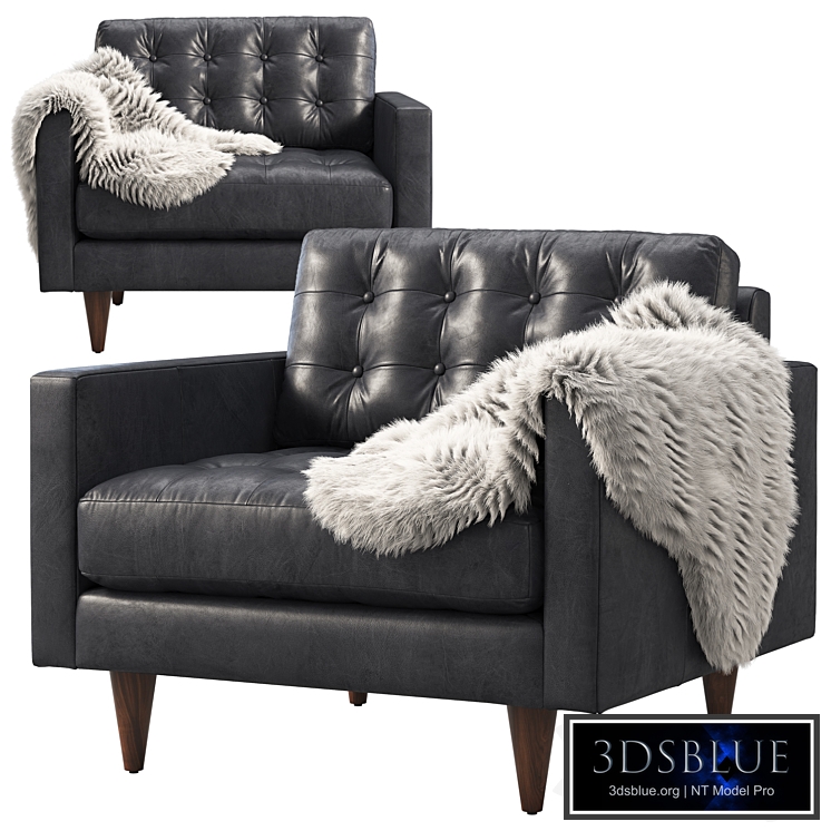 Joybird Eliot Leather Chair