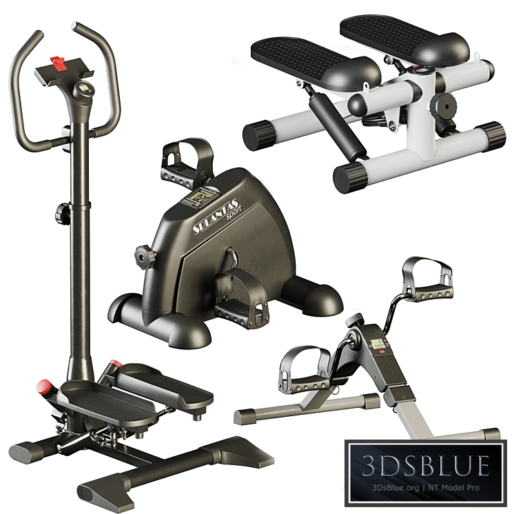 Set of home steppers for feet and hands