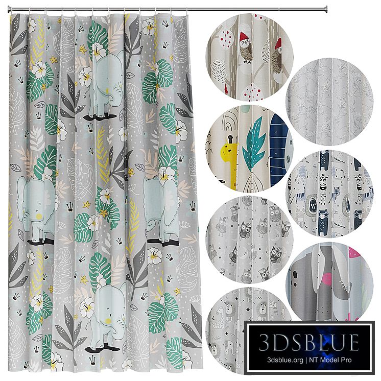 Shower curtain for children