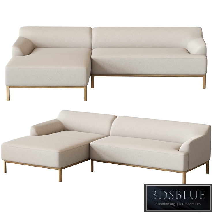 Caro Sofa 3 seater with chaise longue